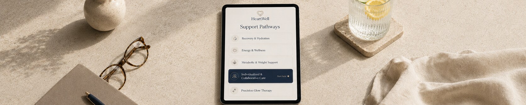 Individualized and collaborative care — HeartWell pathway